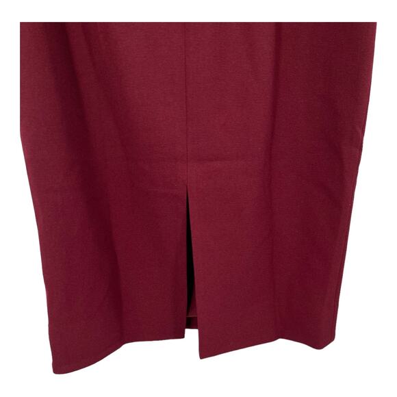 Dress the Population dress burgundy Tiffany one shoulder midi Medium M - Picture 6 of 8
